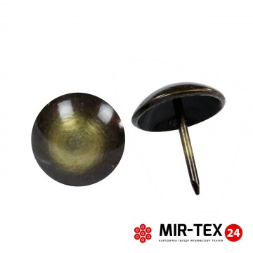 Gładka pinezka barok 11,3 mm - 75 sztuk KP 4052