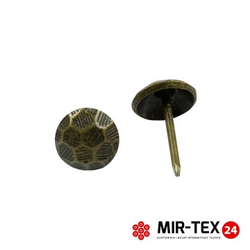 Pinezka piłka mosiądz 11 mm - 75 sztuk KP 4144