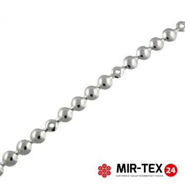 Taśma pinezka gładka chrom 11 mm - KT 5002