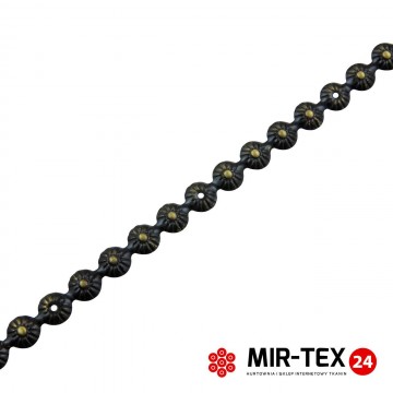 Taśma pinezka kwiatek barok 11 mm - KT 5102