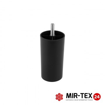Stopka meblowa FI 50 H-100 M8 czarna