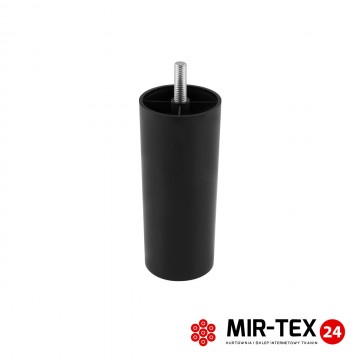 Stopka meblowa FI 50 H-120 M8 czarna