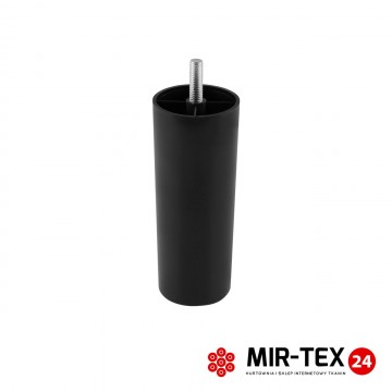 Stopka meblowa FI 50 H-130 M8 czarna