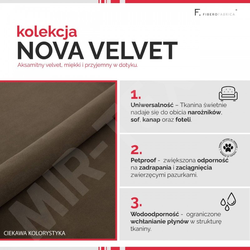 Kolekcja tkanin Nova Velvet