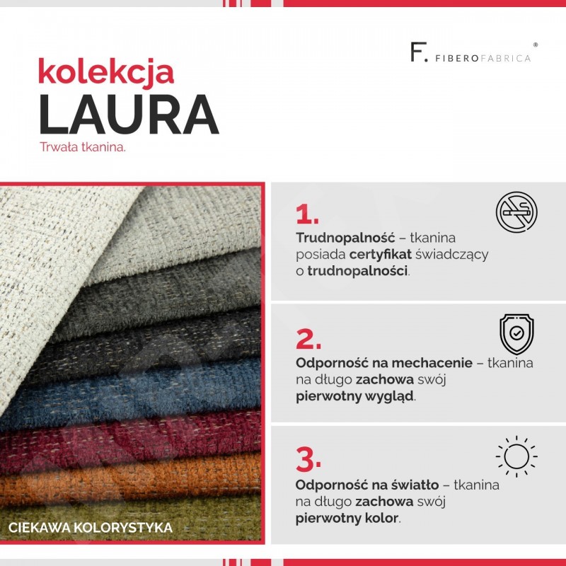 Kolekcja tkanin Laura