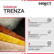 Tkanina Trenza 10 pudrowy róż