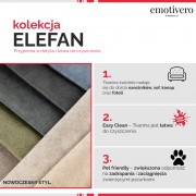 Tkanina Elefan 3507 chłodny beż