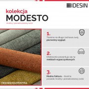 Tkanina Modesto 481 biało-szary