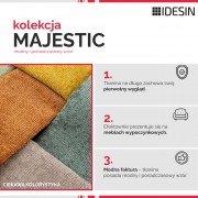 Tkanina Majestic 601 śmietankowy