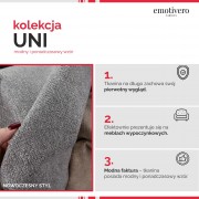 Tkanina Uni 8003 czekoladowy