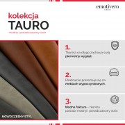 Tkanina Tauro 8212 brąz whisky