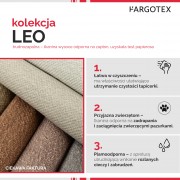 Tkanina Leo 09 oliwkowy