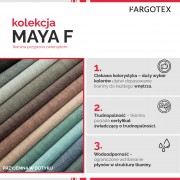 Tkanina Maya F 19 szary