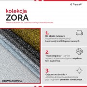 Tkanina Zora 213.09 musztardowy