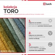 Tkanina Toro 135 szałwiowy