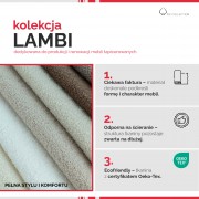 Tkanina Lambi 04 brązowy