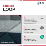 Tkanina Loop 14 morski