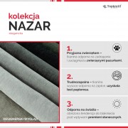 Tkanina Nazar 225.02 jasny beż