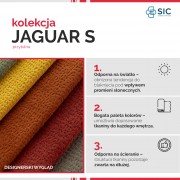 Tkanina Jaguar 8 S szary brąz