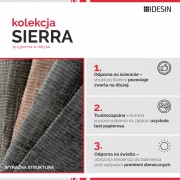 Tkanina Sierra 751 bazaltowy