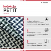 Tkanina Petit 214.08 beżowo-czarny