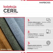 Tkanina Ceril 1351 jasny beż