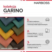 Tkanina Garino 1330 turkusowy