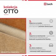 Tkanina Otto 010 brązowy