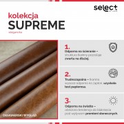 Tkanina Supreme 020 brązowy