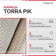 Tkanina Torra Pik 41032 beżowy