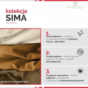 Tkanina Sima 14 czarny
